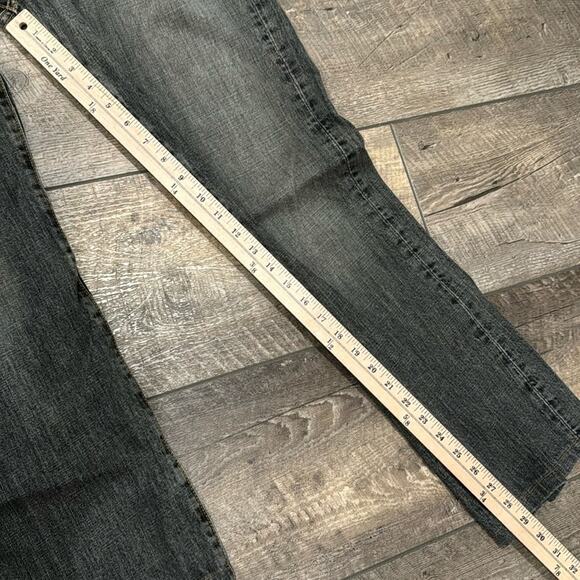 Lucky Brand Women's Dungarees by Gene Montesano Vintage Gray Wash Size 8 - Picture 3 of 8